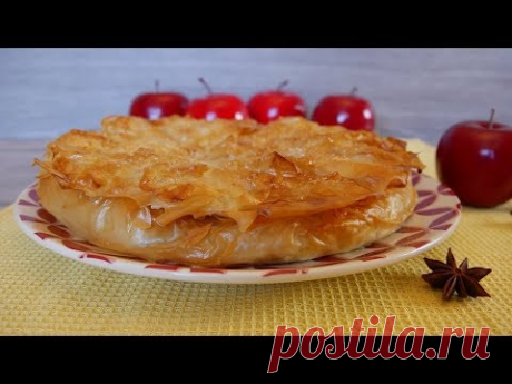 От такого яблочного ПИРОГА не откажется НИКТО!!! Французская КРУСТАДА
