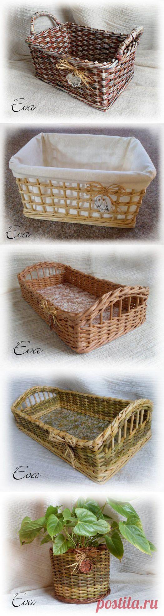 Поделки своими руками - Красивые идеи поделок из газетных трубочек