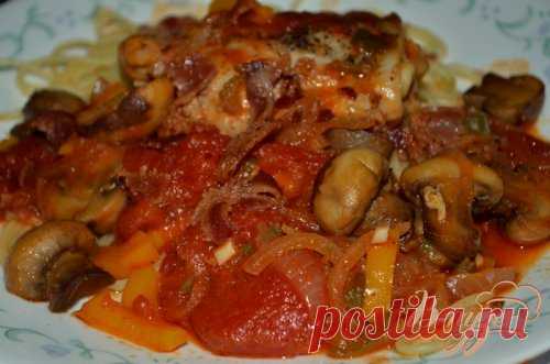 Куриное каччиторе на сковороде - Простые рецепты Овкусе.ру