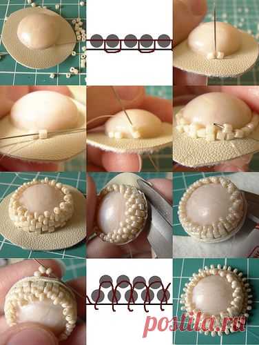 beaded cabochon | beads
