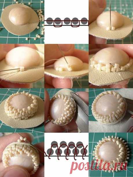 beaded cabochon | beads