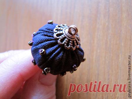 Как сделать текстильные бусины - Ярмарка Мастеров - ручная работа, handmade