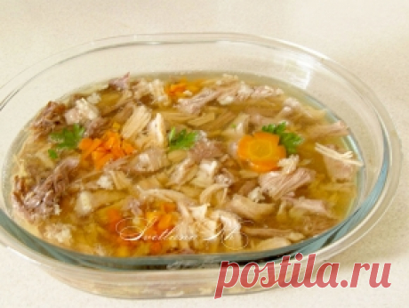 Мясное заливное