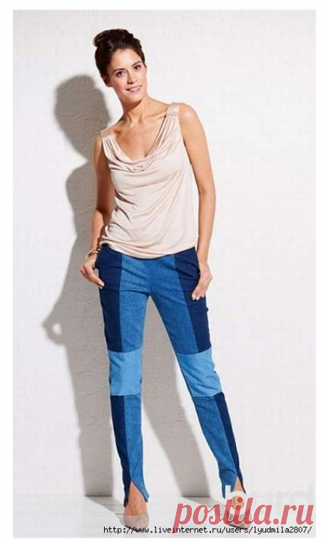 КАК СШИТЬ ЖЕНСКИЕ БРЮКИ В СТИЛЕ ПЭЧВОРК