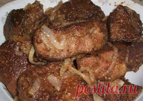 Очень вкусный рецепт печени! Печень получается мягкой, сочной, нежной.
