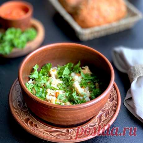 Перловая каша с мясом в горшочке - рецепт автора Ксения