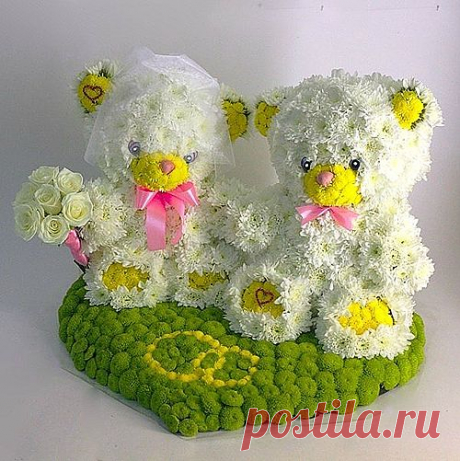 ИГРУШКИ ИЗ ЦВЕТОВ.