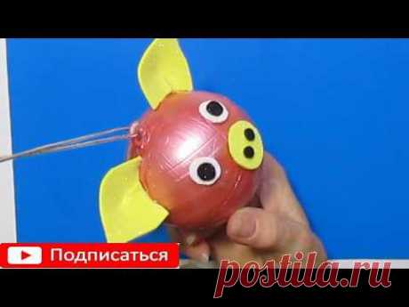 Символ 2019 свинка своими руками/новый год 2019/ Новогодние Поделки-Подарки своими руками с детьми!