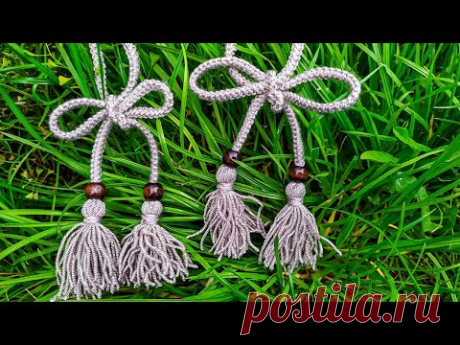 Кисть из пряжи. Делаем кисть для купальника. - YouTube