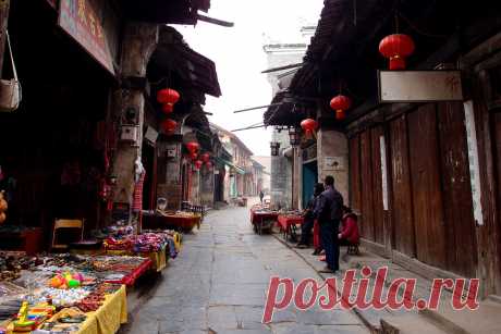Древний город Дасю(Даксу)Daxu,大圩 (Гуанси)