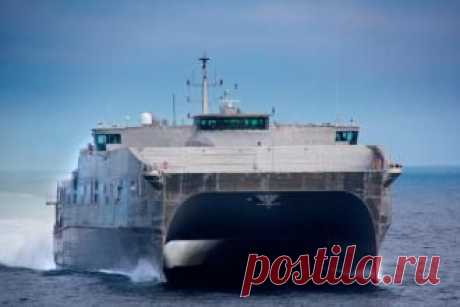 ВМС США получили четвертый десантный корабль-катамаран JHSV &quot;USNS Fall River&quot; - свежие новости Украины и мира