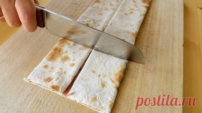 Семья в восторге! Вкуснятина из фарша и лаваша за 5 минут!