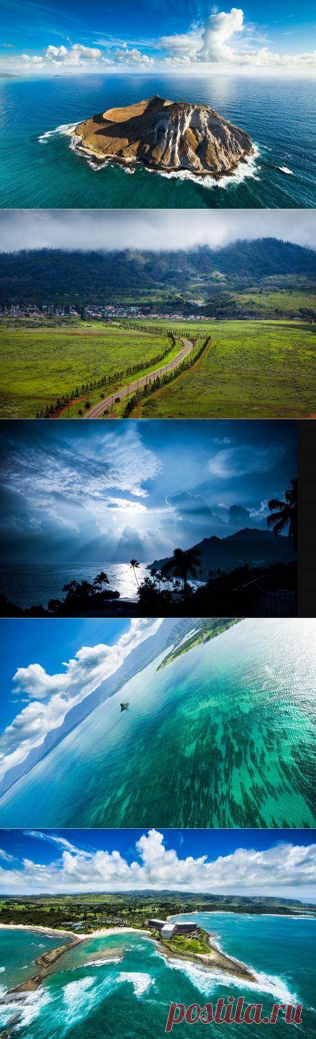 Гавайи с высоты.