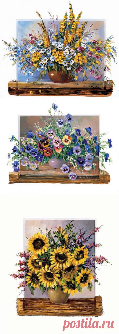 ХУДОЖНИЦА ANNA PALETA. Букет | Самоцветик