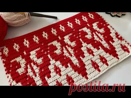 Изготовление вязаной каймы в технике элегантной мозаики крючком (кардиган, плед и т. д.)