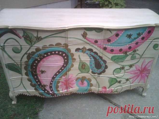 Идеи для декорирования комодов...
