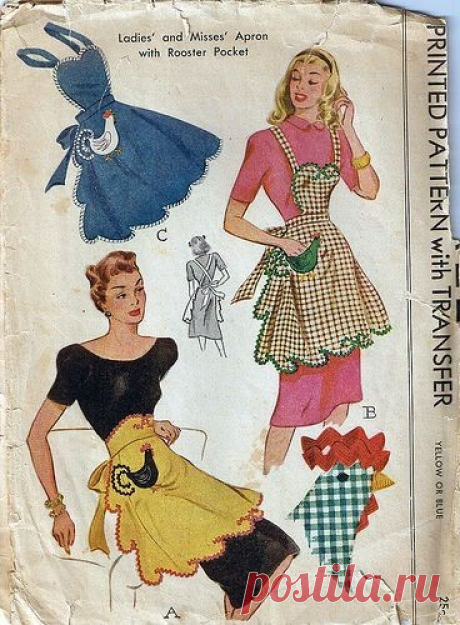 Кухонный фартук - современная вещь или забытый вид одежды? Примеры, выкройки, идеи! | Юлия Жданова | Яндекс Дзен