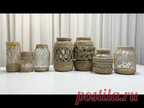 6 BEST GLASS JARS DECORATING IDEAS /DIY KITCHEN DECOR ❤️