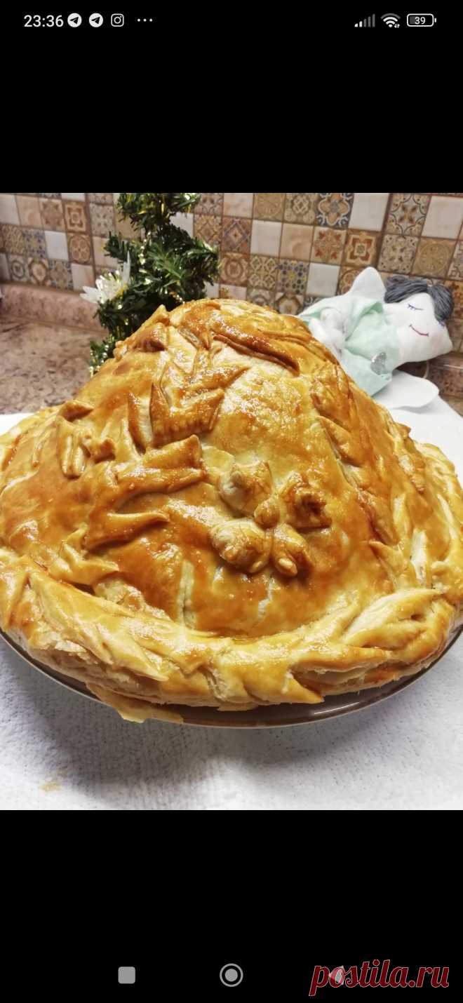 Традиционный русский пирог Курник - рецепт автора Елена Агапова 🏃‍♂️