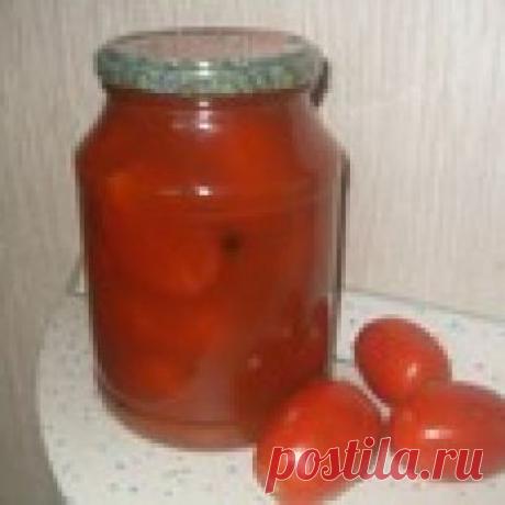Помидоры в томате "Некондиция" Кулинарный рецепт