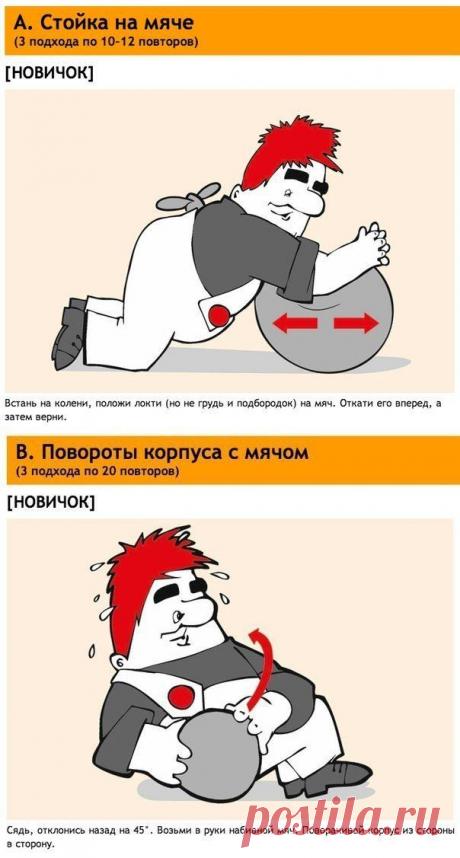 3 простейших упражнения, которые избавят от пуза | Страна Полезных Советов