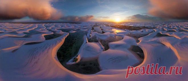 Национальный парк Ленсойc-Мараньенсес, Бразилия | Сферические aэропанорамы, фотографии и 3D туры самых интересных и красивых городов и уголков нашей планеты, 360° панорамы вокруг света | проект AirPano.ru