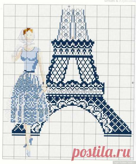 Французская вышивка 2 - Схемы вышивки крестом | Бэйбики - 246286