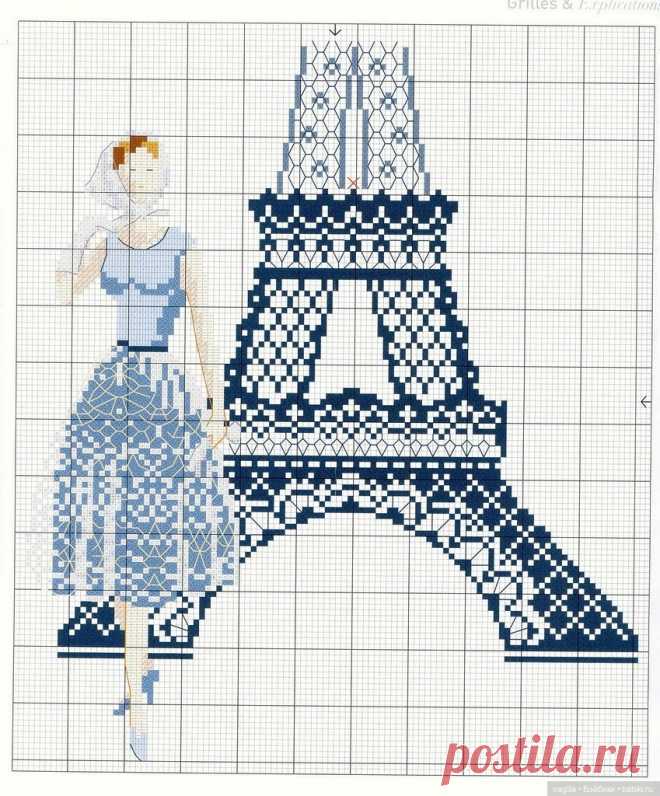 Французская вышивка 2 - Схемы вышивки крестом | Бэйбики - 246286