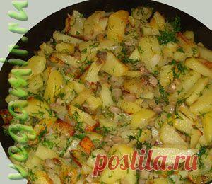 Картофель с грибами | Вегетарианские рецепты