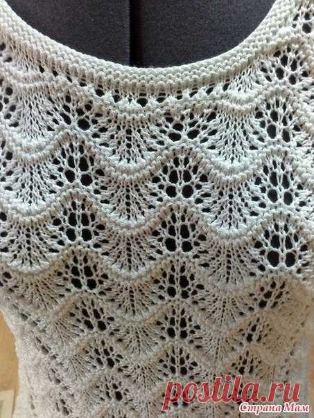 Вязание-спицы-ТОПЫ и кофточки с коротким рукавом .
