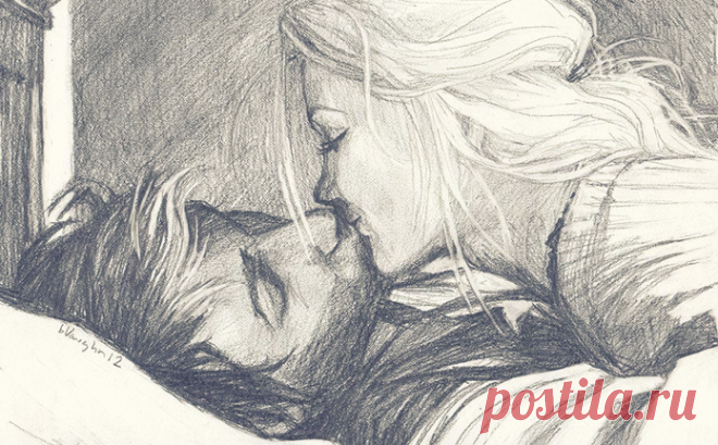 Он покупал ей теплые носки, А утром приносил ей чашку чая. Днем, словно умирая от тоски Строчил ей сообщенья «Я скучаю». Она его любила обнимать И часто с полуслова понимала, Боялась очень сильно потерять А ночью поправляла одеяло. Однажды их судьба разъединила, Причина – совпаденье или случай. Она себя за что-то обвинила, А он решил «оставь её, не мучай». И дальше лишь большое расстоянье, Не верится, но так оно и было, Такое вот дурное испытанье, А он любил, как и она любила. Да, время…