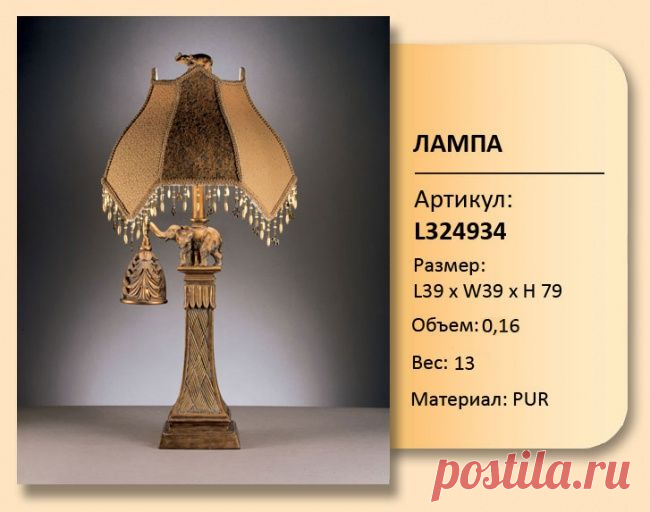 Прикроватная лампа с абажуром из раздела Настольные лампы с абажуром