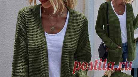 Модный, стильный Кардиган . Вяжем очень красивый узор для кардигана. | Волшебный клубок. Яна Зима. | Дзен