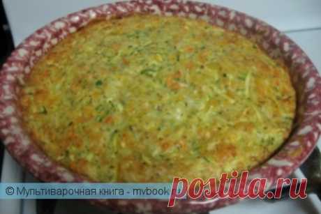 Открытый пирог с цукини и курицей / Выпечка / Рецепты для мультиварки