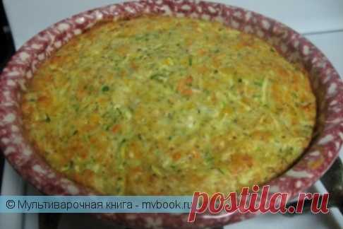 Открытый пирог с цукини и курицей / Выпечка / Рецепты для мультиварки