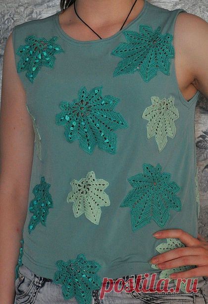 Aplique de crochet