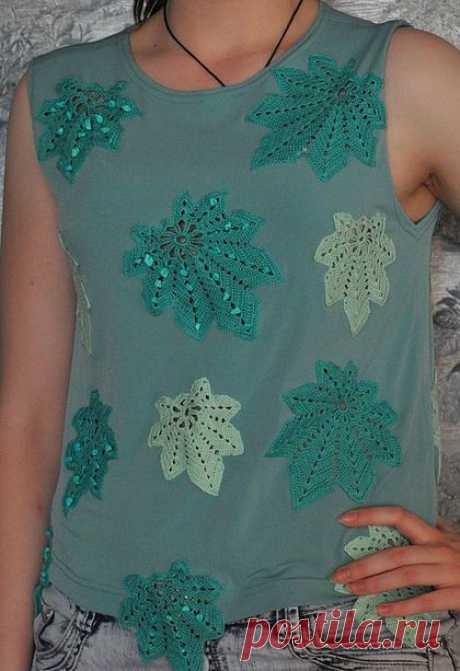 Aplique de crochet