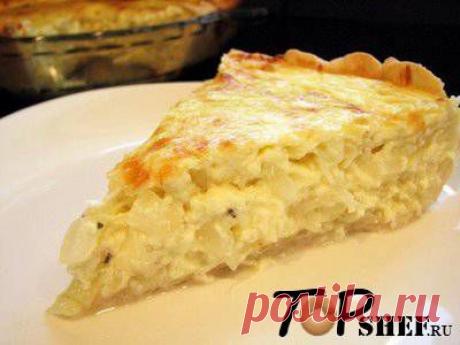 Французский луковый пирог - Простые рецепты Овкусе.ру