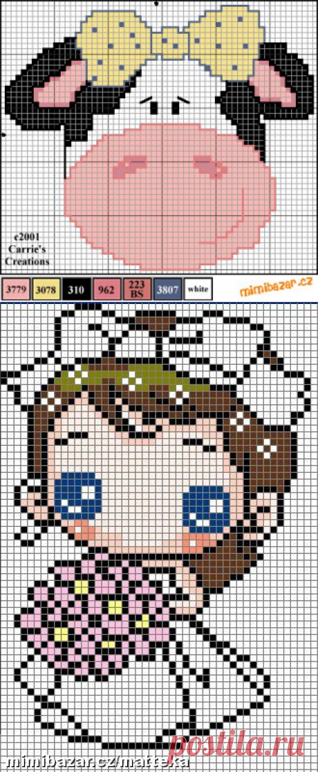 Немножко веселенькой детской вышивки