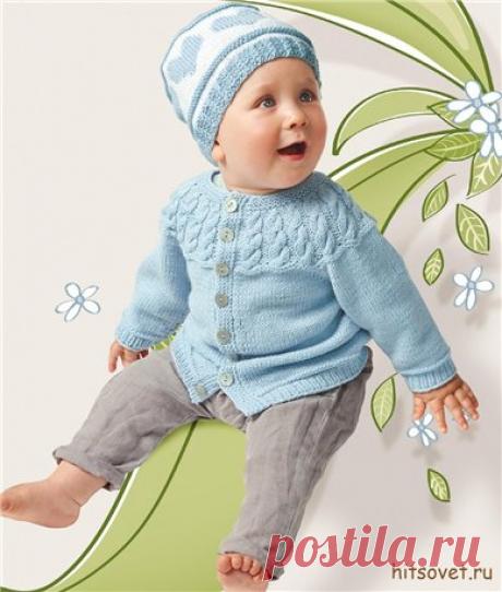 кофточка и шапочка