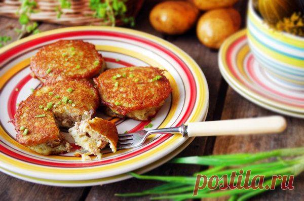 Драники картофельные с мясом, классический рецепт приготовления, фото и видео