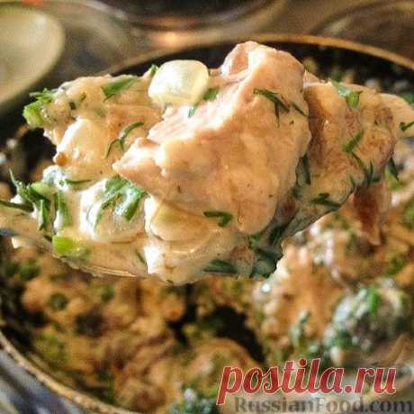 Рецепт: Фрикасе из свинины на RussianFood.com
