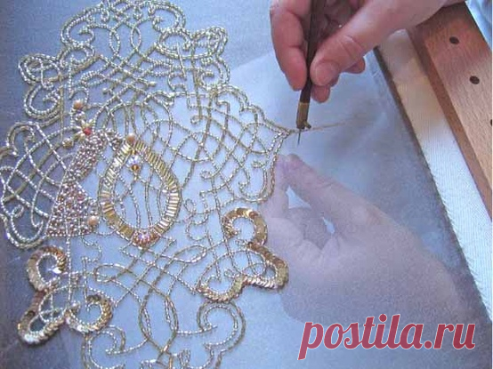 вышивка пайетками мастер класс - Поиск в Google