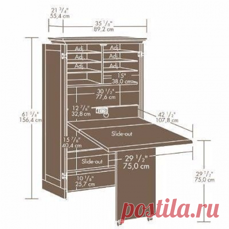 Идеи складывающегося рабочего места для рукодельниц — DIYIdeas