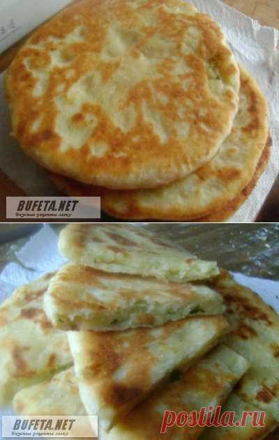 Пышные лепешки на кефире