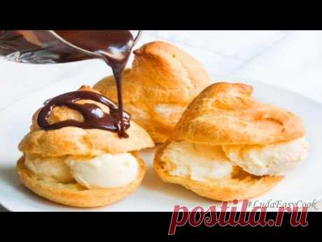 [BÁNH SU KEM] làm #BánhSuKem kiểu Pháp Профитроли French Profiteroles recipes học làm bánh #SUKEM