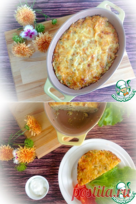 Запеканка кабачковая с гречневыми хлопьями - кулинарный рецепт