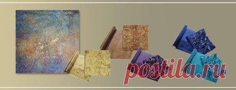 Создание Божественных Фонов. Фольга( Поталь). МК с Melanie Royals