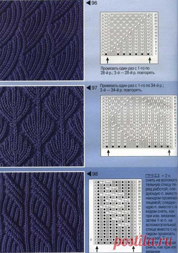 Схемы мужских шарфов