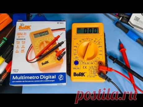 Multimetro digital Börk | Como usarlo explicación básica Unboxing